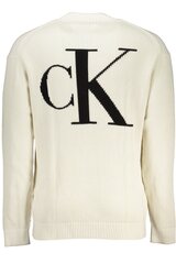 Calvin Klein džemperis vīriešiem J30J324507, balts cena un informācija | Vīriešu džemperi | 220.lv