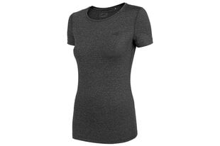 T-krekls sportam sievietēm 4F H4Z22 TSDF353, pelēks цена и информация | Женские футболки | 220.lv