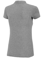 Polo krekls sievietēm 4F H4Z22 TSD35, pelēks цена и информация | Футболка женская | 220.lv
