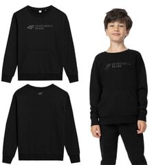 Džemperis zēniem 4F M222, melns cena un informācija | Zēnu jakas, džemperi, žaketes, vestes | 220.lv
