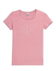 Женская футболка 4F, розового цвета, размер XS 4FSS23TTSHF583_JASNY_ROZ_XS цена и информация | Женские футболки | 220.lv