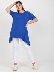 Женская синяя блузка больших размеров цена и информация | Женские блузки, рубашки | 220.lv