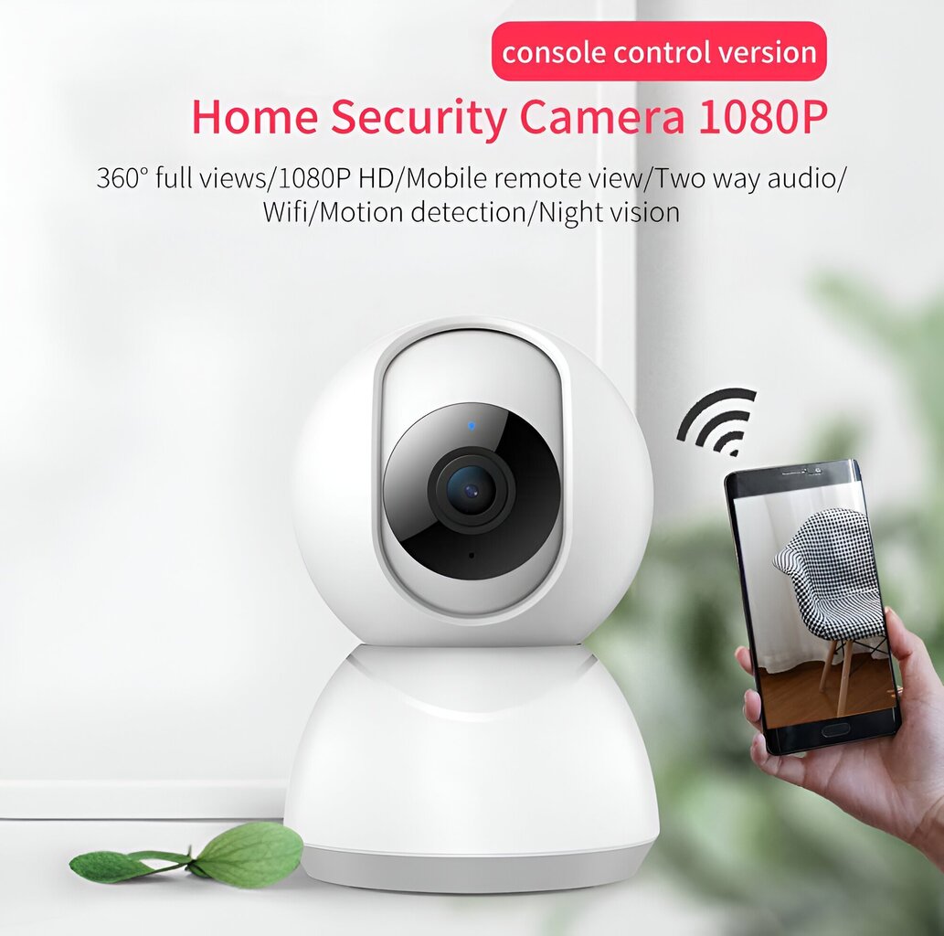 Viedā Wi-Fi drošības kamera Livman TY-F4 cena un informācija | Novērošanas kameras | 220.lv