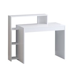 Mācību galds Asir, 95x117x45 cm, balts цена и информация | Компьютерные, письменные столы | 220.lv