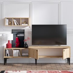 TV konsole Asir, 180x43x40 cm, brūns цена и информация | Тумбы под телевизор | 220.lv