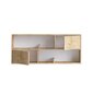 Konsole Asir, 120x50x22 cm, brūns cena un informācija | Konsoles galdiņi | 220.lv