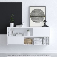 Консоль Asir, 120x50x22 см, белая цена и информация | Столы-консоли | 220.lv