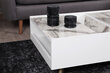 Kafijas galdiņš Asir, 90x63x34 cm, balts cena un informācija | Žurnālgaldiņi | 220.lv