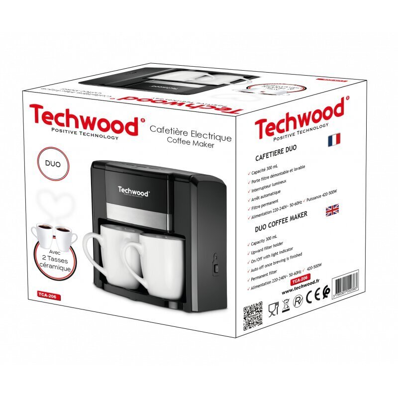 Techwood TCA206 cena un informācija | Kafijas automāti | 220.lv