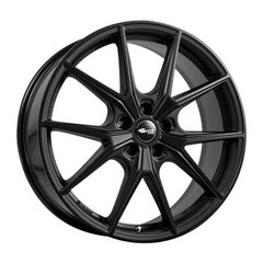 Brock B40 Satīna melns matēts lakots sbm 9.0R19 5X112/49 66.6 cena un informācija | Lietie diski | 220.lv