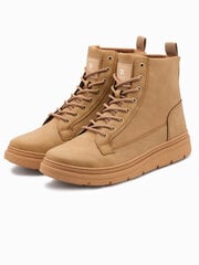 мужские зимние ботинки на шнуровке с более высоким верхом - camel v3 om-fobo-0133 цена и информация | Мужские ботинки | 220.lv