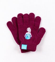 Детские перчатки Frozen 12*16 1812170 01 1812170*01-ONE, бордовые цена и информация | Шапки, перчатки, шарфы для девочек | 220.lv