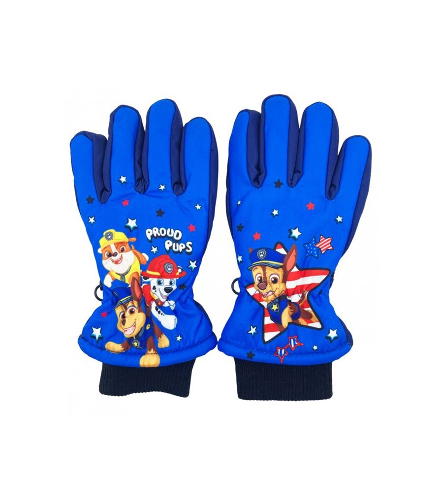 Bērnu cimdi Paw Patrol 180155 02, 180155*02-7/8, zili цена и информация | Cepures, cimdi, šalles zēniem | 220.lv