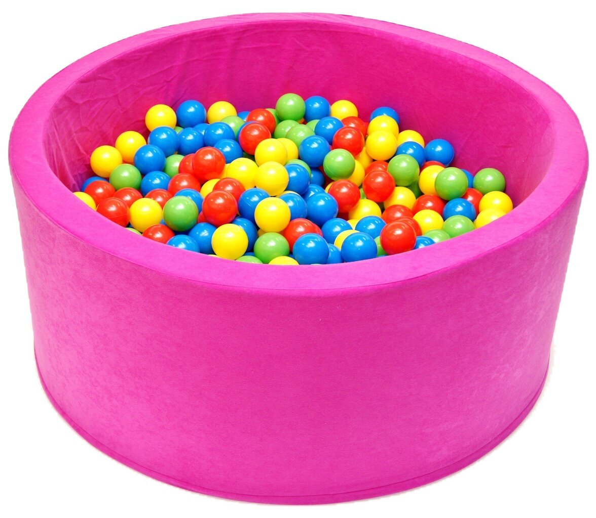 Bērnu baseins ar bumbiņām Welox, rozā, 200gab. cena un informācija | Rotaļlietas zīdaiņiem | 220.lv
