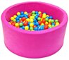 Bērnu baseins ar bumbiņām Welox, rozā, 200gab. цена и информация | Rotaļlietas zīdaiņiem | 220.lv