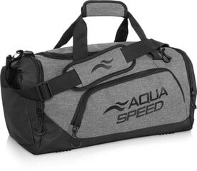 Sporta soma Aqua Speed Duffle Bag, 42l, melna/pelēka cena un informācija | Sporta somas un mugursomas | 220.lv