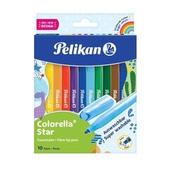 Фломастеры Pelikan Colorella Star 10 шт. цена и информация | Принадлежности для рисования, лепки | 220.lv