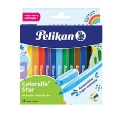 Фломастеры Pelikan Colorella Star, 12 шт. цена и информация | Принадлежности для рисования, лепки | 220.lv