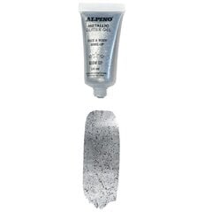 Grima gels bērniem Alpino Metallic Silver, 14 ml цена и информация | Косметика для мам и детей | 220.lv