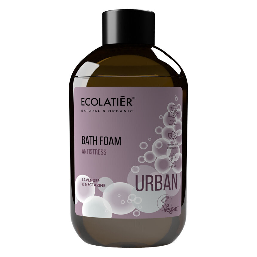 Vannas putas Ecolatier Urban Antistress, 600 ml cena un informācija | Dušas želejas, eļļas | 220.lv