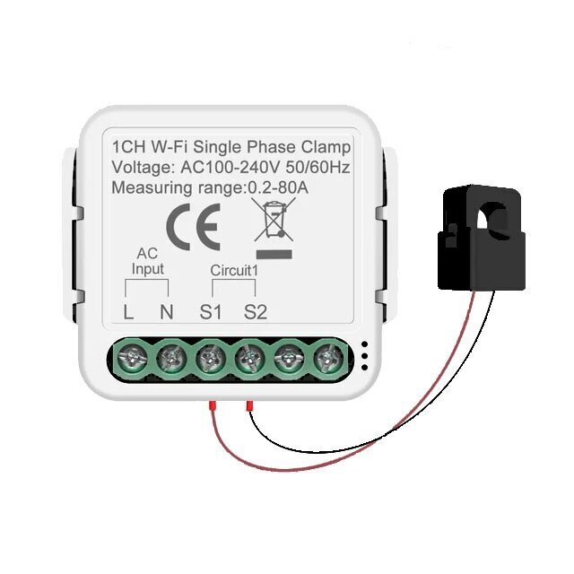 Enerģijas mērīšanas modulis Feelspot FS-PMM01W WiFi, Tuya цена и информация | Rokas instrumenti | 220.lv