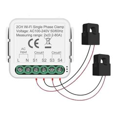 Enerģijas mērīšanas modulis Feelspot FS-PMM02W WiFi, Tuya cena un informācija | Rokas instrumenti | 220.lv