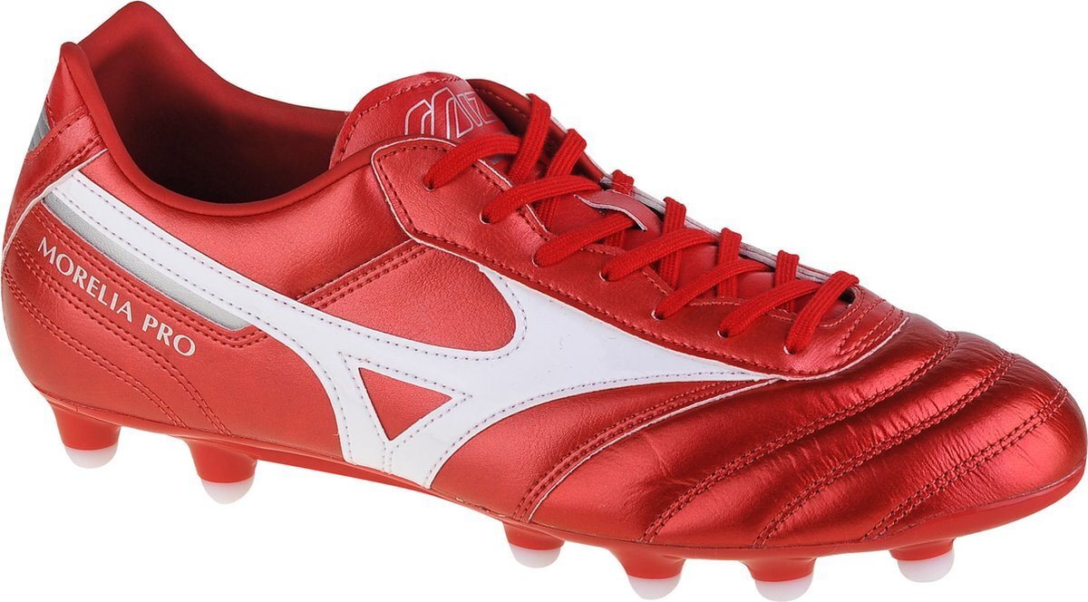 Futbola apavi vīriešiem Mizuno Morelia II Pro Md, sarkani cena un informācija | Futbola apavi | 220.lv