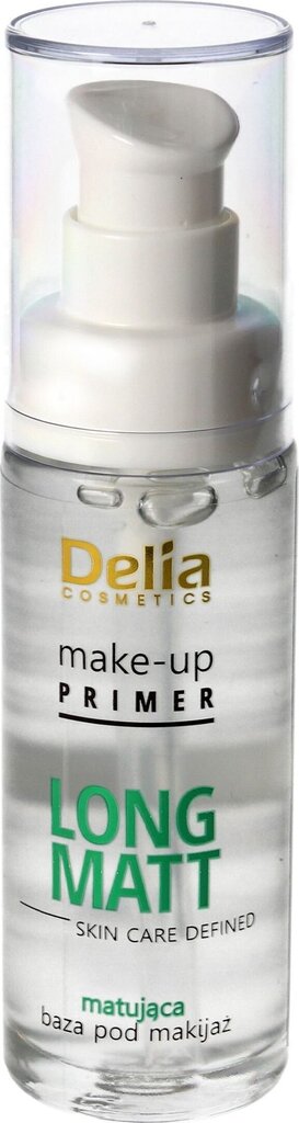 Grima bāze Delia Make-Up Primer Clear Base Matt finish, 30 ml цена и информация | Grima bāzes, tonālie krēmi, pūderi | 220.lv