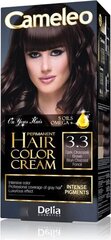 Ilgnoturīga matu krāsa Delia Cameleo HCC Omega+ nr 3.3 Dark Chocolate cena un informācija | Matu krāsas | 220.lv