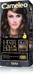 Ilgnoturīga matu krāsa Delia Cameleo HCC Omega+ nr 5.0 Light Brown cena un informācija | Matu krāsas | 220.lv