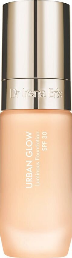 Izgaismojoša grima bāze Dr Irena Eris Urban Glow Luminous Foundation SPF 30 020W Light Beige, 30 ml cena un informācija | Grima bāzes, tonālie krēmi, pūderi | 220.lv