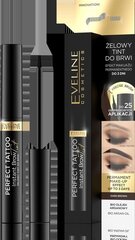 Uzacu želeja Eveline Perfect Tattoo Instant Brow Tint Dark Brown, 6 ml цена и информация | Карандаши, краска для бровей | 220.lv