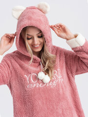 женская пижамная ночная рубашка ulr238 - розовая цена и информация | Женские пижамы, ночнушки | 220.lv