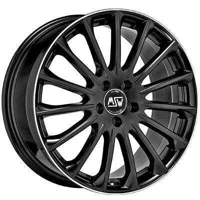 Msw 30 Gloss melns 7.5R19 5X112/48 73.1 цена и информация | Lietie diski | 220.lv