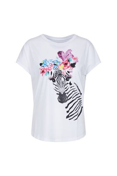 T-krekls sievietēm Sportalm XP Love 34044-325, balts cena un informācija | Blūzes, sieviešu krekli | 220.lv