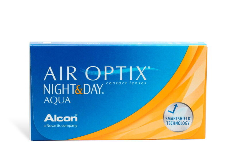 Ikmēneša kontaktlēcasi Air Optix Night & Day Aqua R8.60 D14.0, 6 lēcas цена и информация | Kontaktlēcas | 220.lv