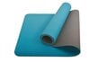 Paklājs sportam Schildkrot Bicolor, 183x61 cm, zils/pelēks cena un informācija | Vingrošanas paklāji | 220.lv