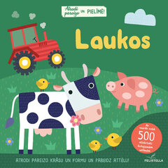 Laukos. Atrodi pareizo un pielīmē цена и информация | Книжки - раскраски | 220.lv