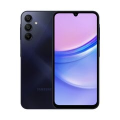 Samsung Galaxy A15 4G 4/128GB Midnight Blue цена и информация | Мобильные телефоны | 220.lv