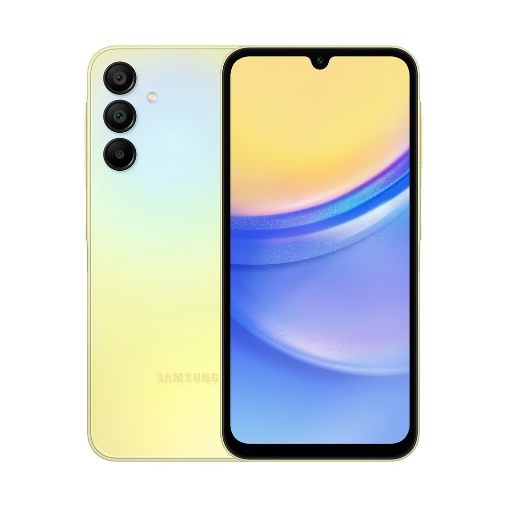 Samsung Galaxy A15 5G 4/128GB SM-A156BZYDEUE Yellow цена и информация | Mobilie telefoni | 220.lv