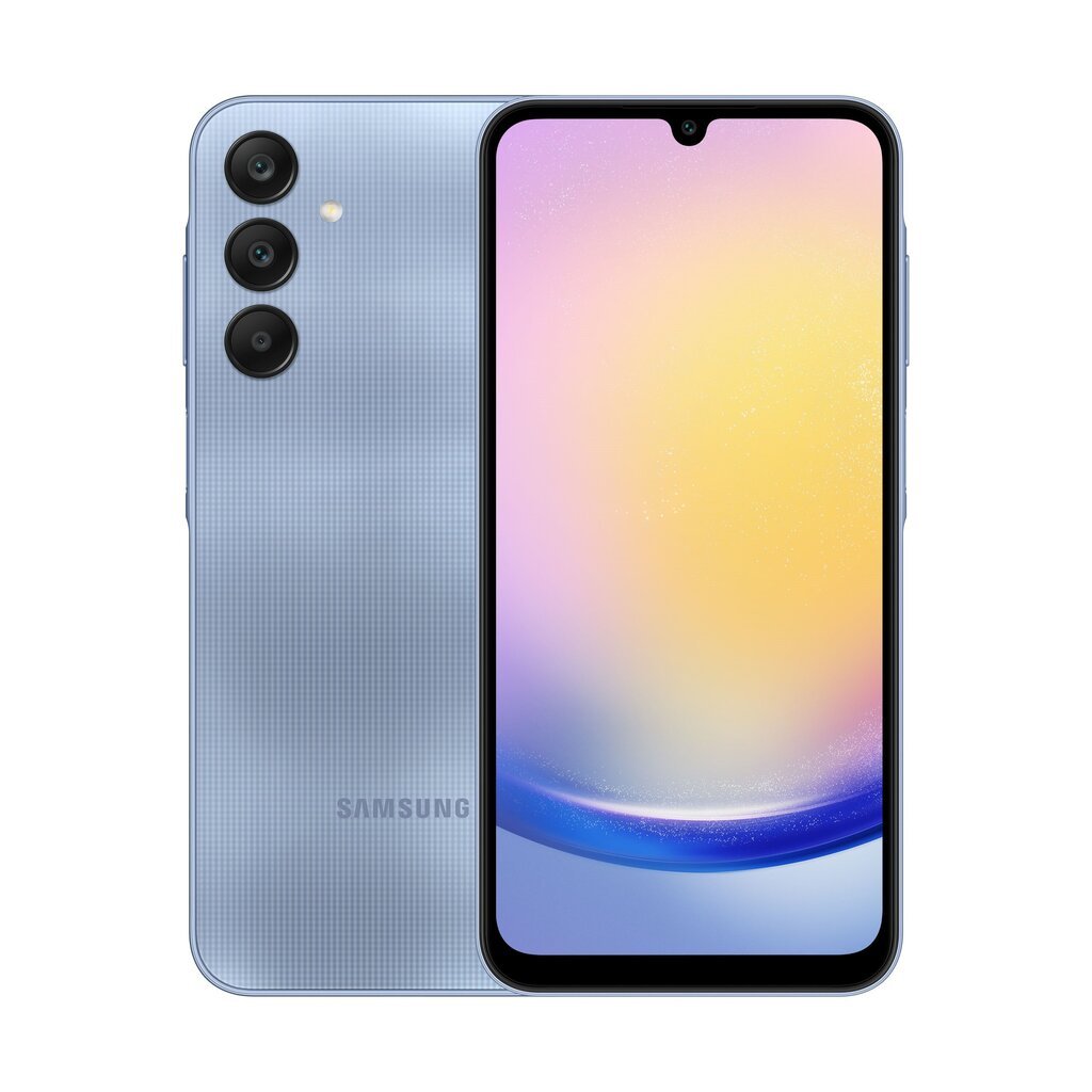 Samsung Galaxy A25 5G 8/256GB SM-A256BZBHEUE Blue cena un informācija | Mobilie telefoni | 220.lv