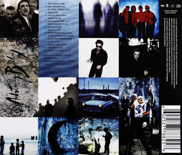 CD U2 Achtung Baby цена и информация | Vinila plates, CD, DVD | 220.lv