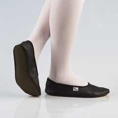 Детские кожаные чешки HIPHOP S-111-L*02 4740453102253, черные цена и информация | Детские тапочки, домашняя обувь | 220.lv