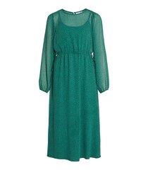 Женское платье Vila 14093336*02 5715505544861, зелёное/черное цена и информация | Платья | 220.lv