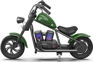 Детский одноместный электромотоцикл Hyper Gogo Cruiser 12 plus, зеленый цена и информация | Электромобили для детей | 220.lv