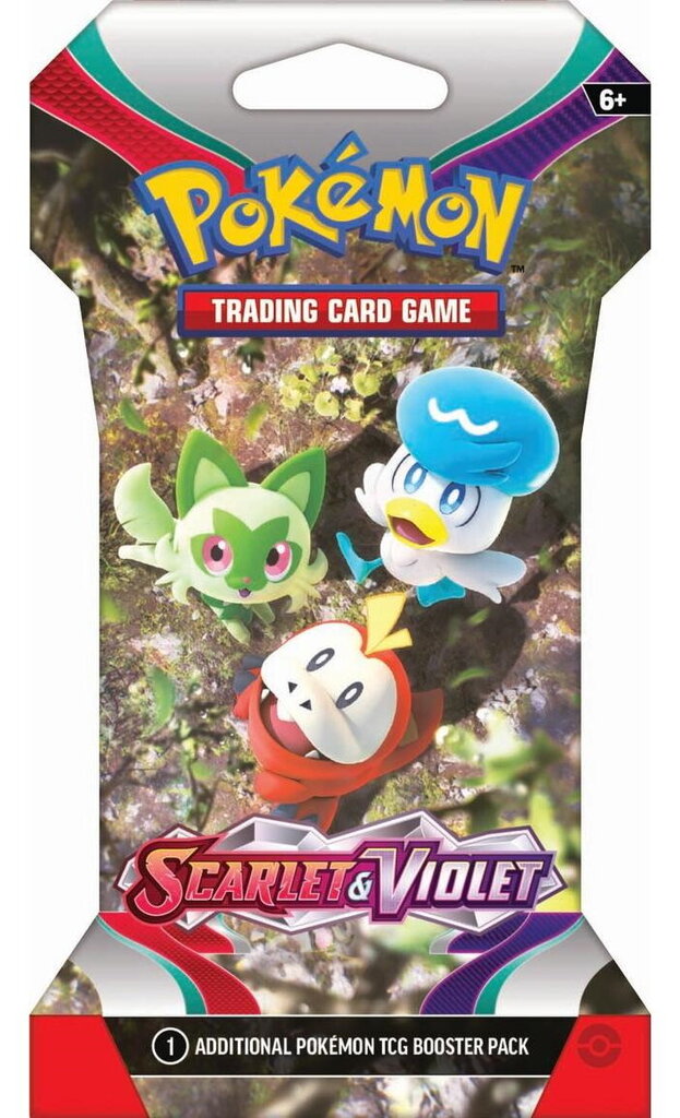 Spēle Pokemon TCG - Scarlet & Violet Sleeved Booster cena un informācija | Galda spēles | 220.lv