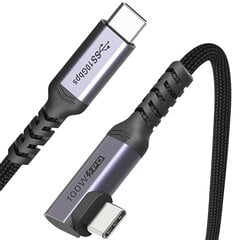 Reagle Angular Thunderbolt 3 USB-C 100W 4K 60Hz 2 m kabelis kaina ir informacija | Savienotājkabeļi | 220.lv