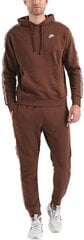 Nike Cпортивные Kостюмы M Nk Club Flc Gx Hd Trk Suit Brown FB7296 259 FB7296 259/L цена и информация | Мужская спортивная одежда | 220.lv