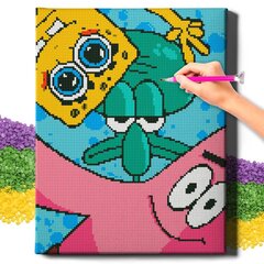 Dimantu mozaīkas izšūšanas SpongeBob 5D Diamond Painting 30x40 cm Oh Art! cena un informācija | Dimantu mozaīkas | 220.lv