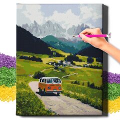 Dimantu mozaīka Ceļojums uz kalniem Oh Art!, 40x50 cm цена и информация | Алмазная мозаика | 220.lv